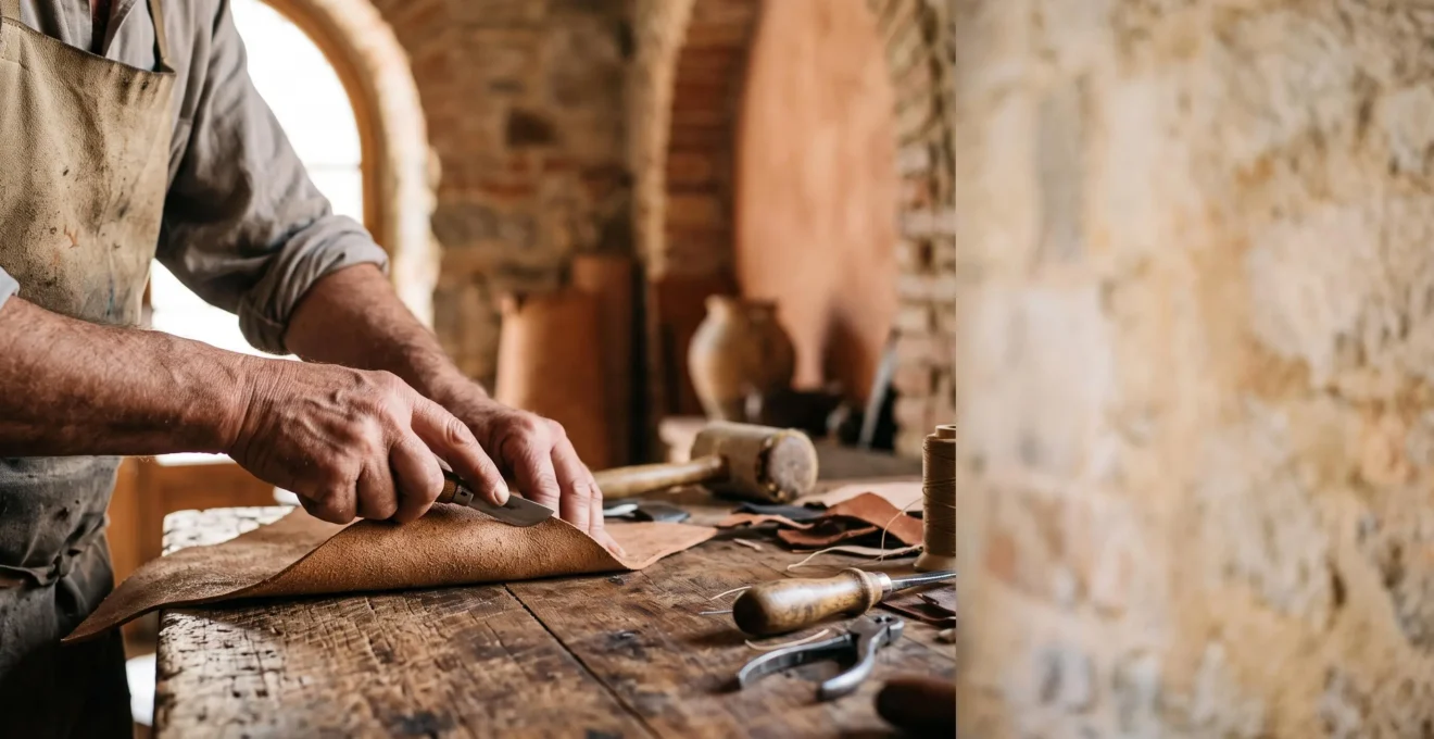 Un artisan catalan travaille à la main dans son atelier à Perpignan, symbole de la résistance du savoir-faire traditionnel face à la production industrielle